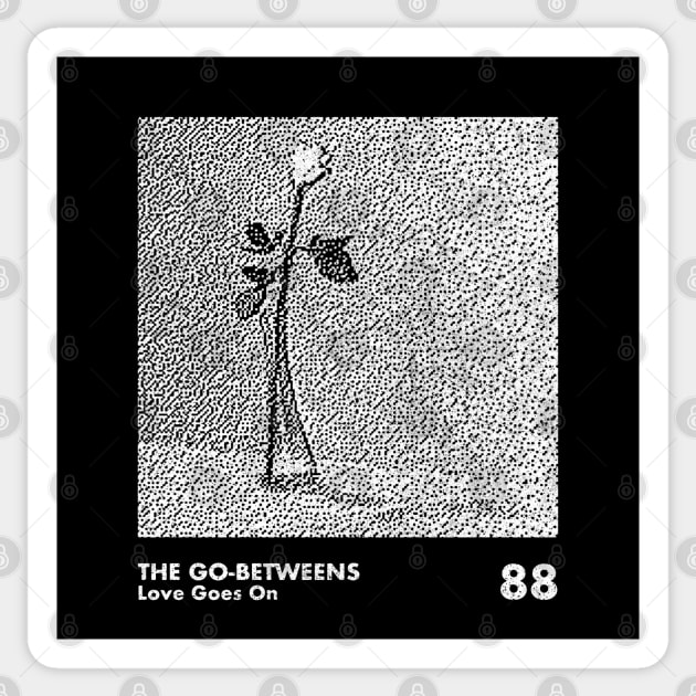 The Go Betweens / Minimalist Artwork Design Sticker by saudade